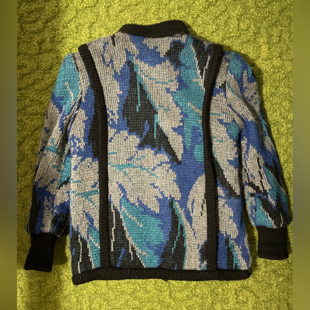 Vintage Allison Smith Knit Sweater Jacket - Picture 3 of 13